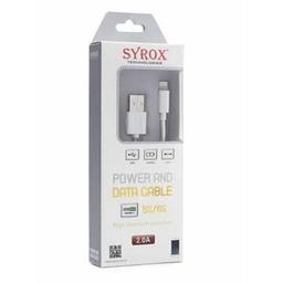 Syrox SYX-C02 İphone 5S/6S  (1A) Kablo 1mt