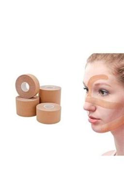 Megev Yüz Gerdirme Bandı Kırışıklık Oluşumunu Engelleme Bandı Yüz Germe 5cm 5 Mt