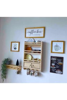 Yonga Dekoratif Ahşap Kapaklı Baharatlık, Terek