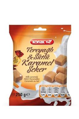 KONAK Tereyağlı & Sütlü Karamel Tofe Şeker 250 gr