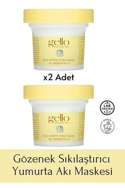 2 Adet Gözenek Sıkılaştırıcı Yumurta Akı Maskesi - Egg White Pore Mask 2'li Paket
