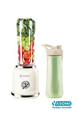Yasomi Bl019 Retro Smoothie Blender Bej ( Türkiye Garantili )