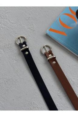 coaksco Kadın 2'Li Silver Detaylı Kemer 95 CM Beden