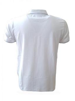 Rey Polo Erkek Basic Polo Yaka Kısa Kol T-Shirt 466 - Beyaz - L