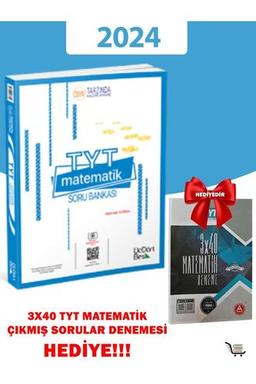 Üç Dört Beş Yayıncılık 345- 2024 Model TYT Matematik Soru Bankası Deneme Hediyeli!!!
