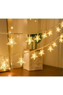 SULED Sl-1041 Potart Yıldızlı Kablo Peri Led 3 Metre Günışığı