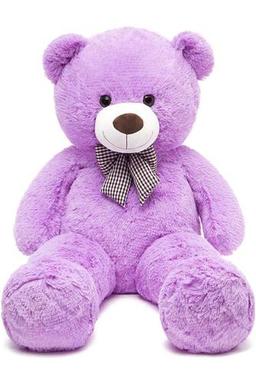 90 Cm Papyonlu Peluş Ayı - % 100 Yerli Pelüş Papyonlu Ayıcık