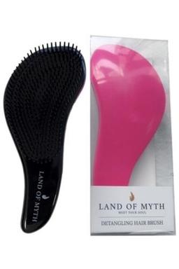 LAND OF MYTH Lom11012 Dolaşık Saç Açma Tarağı, Yetişkin & Çocuklar Için Saç Düğüm Çözücü (PEMBE)