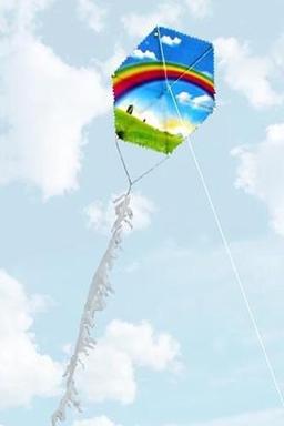 jetlegelsin Altıgen Uçurtma Gökkuşağı 50mt Ipli