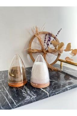 Woodeso 2'Li Ahşap Detaylı Tuzluk Karabiberlik Baharatlık Fenomen Tuzluk