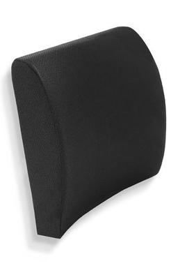 Viscofoam Ortopedik Bel Yastığı Ofis Sandalye Araç Koltuk Bel Destek Yastığı Visco Bel Yastığı Siyah