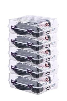 ALP HOME 5'li Hava Alma Özellikli Şeffaf Bot Ayakkabı Saklama Kutusu