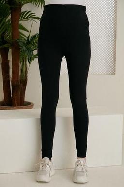 Gör&Sin Beli Ayarlanabilir Hamile Tayt Siyah 42-44 Beden