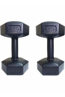 AYAZ SPORT Ayz Sport 5x2 Dambıl Siyah Set Dumbell Toplam 10 Kg