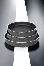 LeesHome Granit 3 Lü Fırın Tepsi Seti 30-32-34 Cm.