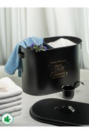 Bölmeli Metal Kapaklı Ölçekli Deterjanlık, Toz Deterjanlık, Banyo Deterjanlık, Metal Deterjan Kutusu