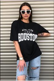 BYCOOLMEN Houston Kadın Oversize T-shirt 6XL Beden