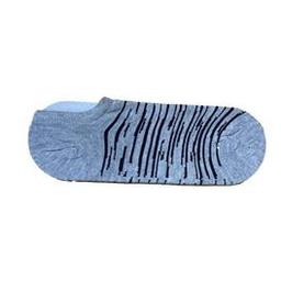 Silk & Blue Unisex Görünmez Çorap Gri Siyah