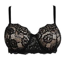 Silk & Blue Kadın Dantelli Sütyen Siyah Pembe