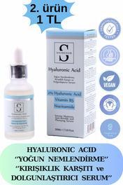 SHINEHUB Hyaluronik Asit Serum - Yoğun Nemlendirme, Kırışıklık Karşıtı, Dolgunlaştırıcı Hyaluronic Acid B5