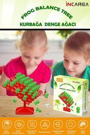 Kurbağa Denge Ebeveyn Çocuk Etkileşimi Oyunu Eğitici Oyuncak Kurbağa Ağacı Denge Oyunu
