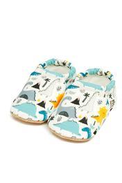 Ella Bonna Kaydırmaz Taban Dino Bebek Patik, Ev Botu Terliği Kreş Ayakkabısı Panduf 21-22 Beden