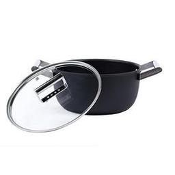 Smeg Cookware 50's Style CKFC2411BLM Tencere 24 cm Siyah