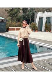 HENZA Piliseli Etek 2 Beden