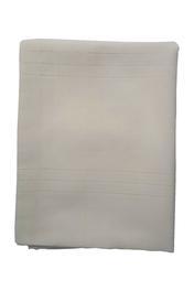 erciyesceyiz Keten Kumaş Çizgili Masa Örtüsü 160*220 Cm Krem 160x220 Beden