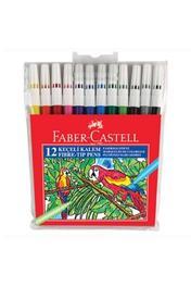 Faber Castell Yıkanabilir Keçeli Kalem 12 Li