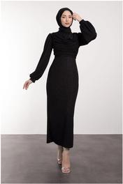 Tarzım Tuba Simli dagaje elbise 38 Beden