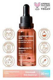 Sivilce Siyah Nokta Karşıtı Niacinamide Cilt Serumu 30ml Vegan Gözenek Sıkılaştırma (%5 NİACİNAMİDE)