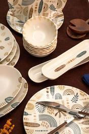 Heda Porselen Başak 16 Parça 6 Kişilik Porselen Kahvaltı Takımı