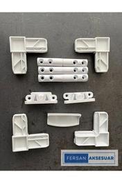 SİNEKLİK PENCERE AKSESUAR TAKIMI BEYAZ