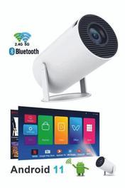 Taşınabilir Sinema Projektörü 1280 * 720p Ev Sineması Bluetooth Android 11