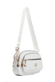 Kadın Çapraz Askılı Günlük Beyaz Omuz Çantası
