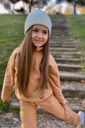 MiaBaby Triko Bere Hediyeli Kışlık Fermuarlı Polar Takım 1 Yaş Beden