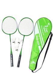 2 Adet Profesyonel Badminton Raketi Deluxe Badminton Çantası Seti + 3 Adet Badminton Topu