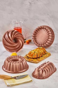 Mabeyn Granit Döküm Kek Kalıbı Seti 4 Farklı Model Kek Kalıbı Çeyiz Seti Tart Turta Seti