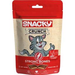 Snacky Crunch Strong Bones - Tavuklu &amp;amp; Peynirli Yetişkin Kedi Bisküvisi 60 g - Güçlü Kemikler