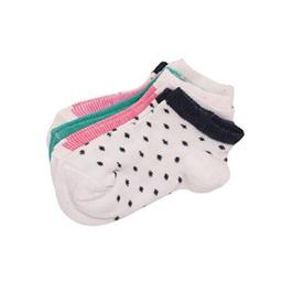 Silk & Blue Çocuk Patik Çorap 5'li Beyaz Yeşil