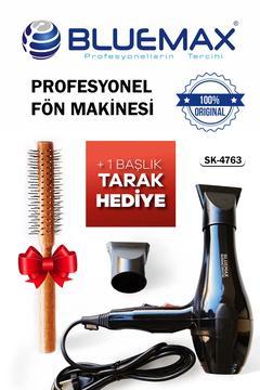 Çok Fonksiyonlu Pro Ergonomik 2500-WT Saç Kurutma Makinası + Fön Tarağı + Başlık Hediyeli Hairdyer