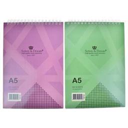 Liz College A5 Spiralli Bloknot 100yp Kareli 295k