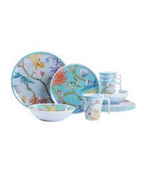 Deniz Canlıları Temalı Melamin Tabak Seti