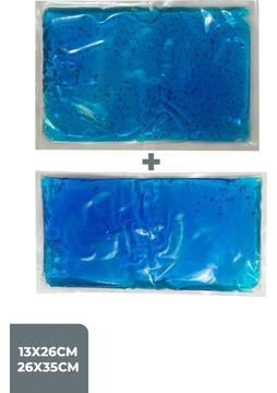 Termojel Sıcak Soğuk Kompres Jel Buz Paketi, Ikili Set 13X26 ve 26X35 Soğutucu Isıtıcı Jel Kompres