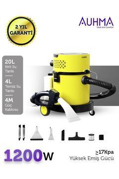 Ultra Güç 1200W Halı, Koltuk ve Araç İçi Leke Çıkarıcı 4IN1 Yıkama ve Süpürme Makinesi