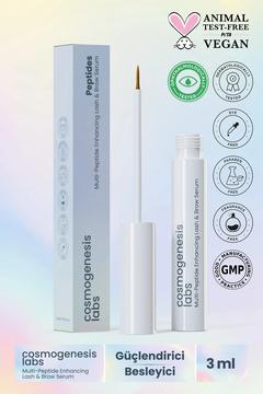 Kaş Kirpik Serumu 3ml – Güçlendirici, Besleyici, Dolgunlaştırma Su Bazlı Vegan (%1 BİOTİN-%1 PEPTİT)