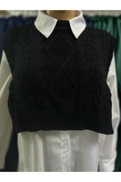 Yandan Bağlamalı Örgü Süveterr