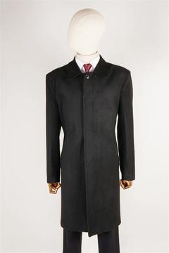 Regular Fit Siyah Kaban Düz Desenli