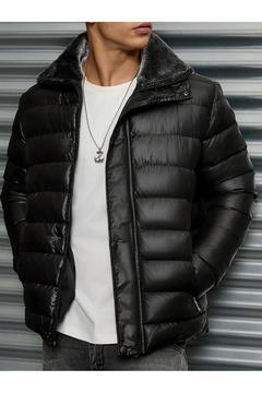 ERKEK KIŞLIK YAKASI KÜRKLÜ ŞİŞME MONT